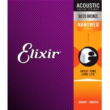 Elixir Nanoweb 13-56 Medium Acoustic Guitar Strings (73103)