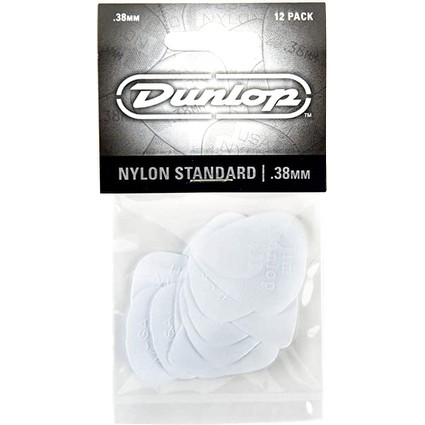 Dunlop Nylon Std 38mm Pick 12 Pack (92692)