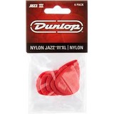 Dunlop Jazz III Xl Nylon 1.38mm Pack of 6 Red (93767)
